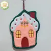 Toalla de mano navideña caricatura hombre mayor árbol de Navidad absorbente con cordón toalla pequeña transfronteriza se puede personalizar en lotes pequeños con imágenes