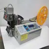 Máquina de Corte a Quente Totalmente Automática Máquina de Corte Térmico para Corda de Nylon Máquina de Corte para Fita Elástica Fita de Tecido Fita de Computador Fita de Cetim Fita de Seda Pequena