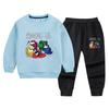 Traje de Otoño Space Wolf Killing Boy Primavera y Otoño Ropa para Niños Suéter para Niños Pantalones Largos Deportivos Conjunto Casual de Dos Piezas