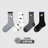 Calcetines Gruesos Nuevos para Niños al por Mayor 24 Otoño e Invierno Cachorro de Dibujos Animados Medio Felpa Calientes de Media Pantorrilla Calcetines de Algodón para Niños
