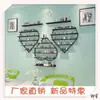 Estante de Almacenamiento para Arte de Uñas de Barbería Estante Decorativo de Pared para Esmaltes de Uñas Fondo Zen Estante Decorativo para Sala de Estar