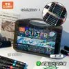 Marcador Metálico com Glitter Acrílico de Cabeça Única Caneta Marcadora com Glitter para Journaling Fábrica Transfronteiriça da Amazon