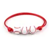 Fútbol Baloncesto Rugby Softbol Cuerda de Mano Trenzada Pulsera de Cuentas Set Suministro Exclusivo Transfronterizo Venta Caliente en Amazon