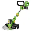 Cortacésped Eléctrico Bosque Verde para Uso Doméstico, Podadora Pequeña de Césped, Reducción de Ruido Ultradiscreta, Modelo Nuevo, Herramienta Recargable de Alta Potencia para Deshierbe