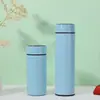 Nueva taza térmica inteligente de acero inoxidable 316, simple y compacta, taza promocional de bolsillo Morandi para negocios, taza de agua para regalo