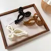 Novo Presilha de Cabelo Grande com Mola Cor de Gel Laço Presilha de Mordida Acessório de Cabeça Elegante Grampo de Cabelo Feminino Presilha de Tubarão de Cabeça