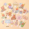 Decoraciones de Pastel de Moda para el Día del Niño Figuras de Estrella Sopladoras de Burbujas de Dibujos Animados Adornos 61 Feliz Día del Niño Toppers de Globo Coloridos