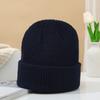 Gorro de lana de punto con rizos cálidos multicolores de estilo coreano para otoño e invierno, estilo melón de moda para hombres y mujeres, venta al por mayor