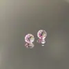 Zirconia de corte de 6 mm piedra suelta, piedra suelta de corte tarot, brillante, se puede usar para pendientes y ear cuffs de bricolaje, Circonita Cúbica