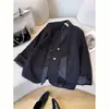 Moda Primavera 2026 Novo Blazer Feminino de Tamanho Grande com Senso de Design, Elegante e Estiloso Jaqueta de Terno de Caimento Solto para Mulheres