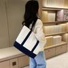 Bolsa de lona transfronteriza, bolsa de lona, bolsa de estudiante, bolsa de compras, bolso de hombro, nuevo bolso de mano, regalo, bolsa de mano de gran capacidad