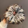 Estilo Étnico Borde de Encaje Flor de Anacardo Círculo Intestinal Elegante Accesorios para el Cabello de Atar en la Parte Posterior de la Cabeza para Mujer Moda de Gama Alta Estilo Francés