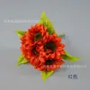 Pintura al Óleo Girasol Flores Atadas a Mano, Girasoles de Seda Simulada, Arreglos Florales Estilo Pastoral para Mesa y Ventana, Accesorios de Fotografía