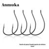 Granel Luya Gancho Invertido 8003 Plataforma de Gancho de Peixe Pesca Loach Gancho Bass Bass Bulk Raft Gancho Camarão Gancho Soft Insect Hook