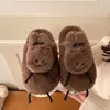 Pantuflas de Algodón Little Pony para Mujer 2026 Invierno Nuevo Estilo Punta Cerrada Suela Gruesa Antideslizante Hogar Estudiante Cálidas de Felpa Venta al por Mayor