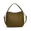 Comércio exterior Advanced Sense Woven Grande capacidade Elegante Europeu e Americano Simples Bolsa Tote 2024 Verão Nova Bolsa de Ombro Crossbody Feminina