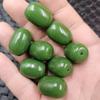 Jadepedra Hetian de Xinjiang imitação Jaspe luantong imitação Jade contas soltas pulseira oval colar acessórios de joalheria contas