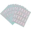 Etiqueta Autoadhesiva Deli 7184 (Blanco) 18*32mm (Libro) 12 Hojas 144 Piezas