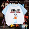 Nueva camiseta de manga corta para niños de Suzys Restaurant para verano, raglán unisex de media manga