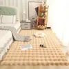 Pelúcia de Coelho Imitação Estilo Creme Tapete de Pelúcia Tapete de Chão Veludo Bolha Cobertor de Cabeceira de Quarto Tapete para Janela de Canto na Sala de Estar Cobertor para Casa