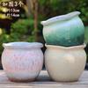 Vaso de Flor Carnudo Pequeno Defeito Panela Quente Panela Cogumelo Cerâmica Diâmetro Grande Simples Planta Verde Ébano Antigo Pilha Vaso de Cerâmica de Penhasco