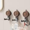 Gancho de Ventosa Giratorio para Baño, Sin Perforaciones, Vacío de Fuerte Soporte de Carga, Gancho de Cocina sin Marcas, Gancho Adhesivo de Pared detrás de la Puerta
