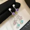 Brincos de Franja de Cristal Coloridos Novos para Mulheres 2026, Brincos de Design Único, Brincos Únicos e Bonitos