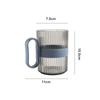 Taza de Enjuague Bucal Transparente de Lujo Ligero para Parejas Taza Sencilla para Cepillo de Dientes Infantil Taza de Plástico Taza de Enjuague Bucal de Alto Valor Taza Dental