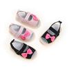 Zapatos casuales de primavera y verano para bebé niña con suela de tela suave 0-18 meses zapatos para niño pequeño con doble velcro Zapatos de bebé sandalias