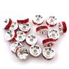 Misturado 100 8mm acessórios de contas artesanais anel de broca espaçador de contas cor diamante espaçador roda anel acessórios de joias faça você mesmo