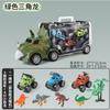 Ventas Calientes Transfronterizas Coche Contenedor de Juguete de Dinosaurio para Niños Tiranosaurio Rex Coche de Almacenamiento Coche de Retroceso Regalo para Niño