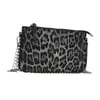 Comercio exterior artículo de moda estilo coreano transfronterizo 2026 estampado de leopardo personalizado temperamento moderno hermoso y brillante cadena bandolera un hombro bolso pequeño cuadrado