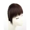 Venta Directa de Fábrica Peluca Trenzada Diadema Patillas Flequillo Peluca Cubre Frente Trenza Retorcida de Cabello Blanco Diadema Flequillo al Aire