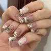 Accesorios Dulces y Geniales para Uñas de Estrella de Cinco Puntas, Decoraciones Metálicas de Aleación Estilo Punk Estrella Pequeña Cruz