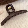 Presilha de Garra de Abóbora Estilo Outono para Cabelos Grossos, Nova Presilha Espessada com Fixação Forte para Penteados Presos