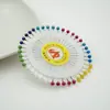 Pulseira Artesanal Tecer Estrutura de Madeira Suporte Tesoura DIY Posicionamento Crochê Fio Vermelho Corda Pingente Colar Dispositivo de Tecelagem