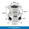 Rueda Síncrona 2Gt para Impresora 3D Polea de Transmisión de 16/20 Dientes Polea Activa para Motor Paso a Paso Mecánico Gt2