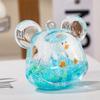 Bonito cinta de pato boneca óleo na garrafa de areia decoração de mesa acrílico chaveiro saco pingente presente atacado