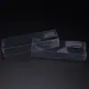 Caja de PVC transparente de cielo y tierra con impresión cuadrada de PET para nido de pájaro, tapa superior e inferior, pegamento de pescado, caja de embalaje de plástico