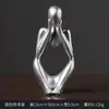 Figura de Pensador Calada Cuidadosamente Figura de Dropshipping Transfronterizo Resina Ecológica Escultura Calada