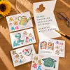 Tarjeta de felicitación para el Día del Maestro, tarjeta de bendición de gratitud, juego de sobres, regalo creativo para maestros y maestras, tarjeta de mensaje, tarjeta de agradecimiento