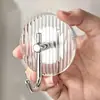 Gancho Adhesivo sin Taladro Patrón Piedra Raya Acrílico Transparente Baño Inodoro Parte Trasera de la Puerta Perchero Una Fila