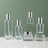 Set de Embalaje de Producto para el Cuidado de la Piel Personalizado Botella Transparente Presión Loción Esencia Crema 50g Crema Facial Botella de Vidrio Reenvasada