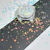 64 Colores - Popular en Redes Sociales, Venta Caliente, Tamaño Mixto, Estrella de Cinco Puntas Plateada, Corazón, Ola y Puntos, Decoraciones de Uñas con Purpurina, Materiales para DIY