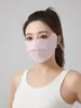 Mascarilla de Protección Solar de Seda de Hielo 2026 para Mujer, Protector Solar Estéreo 3D Anti-UV, Mascarilla Facial Transpirable, Protección para los Ojos, Abertura para Beber Agua