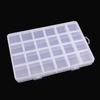 Producto Nuevo Autoproducido y Vendido Caja de Almacenamiento Grande de 24 Compartimentos Caja de Empaque Transparente Botón de Clip Joyería Juguete Caja de Plástico