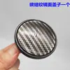 Rueda Modificada para Coche Cubierta Pequeña Universal T62 Cromado Negro Cubierta de Rueda Cuadriculada de Fibra de Carbono Negra Cubierta de Rueda 62mm