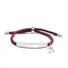 Pulseira Colorida Transfronteiriça Europeia e Americana Material em Branco Número de Estoque 21 Acessórios Presente Gravado Pulseira de Aço Inoxidável