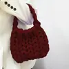 Tela de hilo islandés extra gruesa transfronteriza para bolsa de algodón rellena en el centro DIY para tejer a mano bolso de mano de moda estilo coreano hecho en casa bolso bandolera