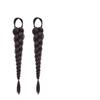 Trenzas para Peluca de Mujer, Naturales y Voluminosas, Estilo Celebridad de Internet, Anillos de Cabello Realistas, Trenzas Boxeadoras, Trenzas de Peluca de Doble Cola de Caballo Dulces y Geniales
